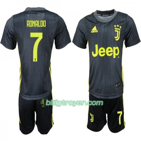Billige Fotballdrakter Juventus Ronaldo 7 Barn Tredjedraktsett 2018/19 Kortermet